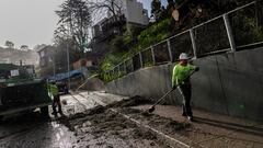 A severe winter storm is lashing California bringing potentially “life-threatening” flooding. Some school districts have suspended classes on Monday.