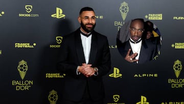 Karim BENZEMA of Real Madrid arrives at the Ballon dOr 2022 Ceremony on October 17, 2022 in Paris, France. (Photo by Baptiste Fernandez/Icon Sport via Getty Images)