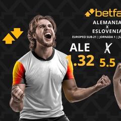 Alemania vs. Eslovenia: horario, dónde ver y pronósticos del Europeo Sub-21