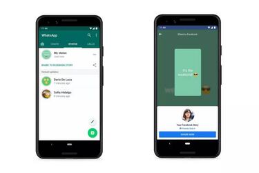 WhatsApp te dejará publicar tus estados en las Stories de Facebook e Instagram