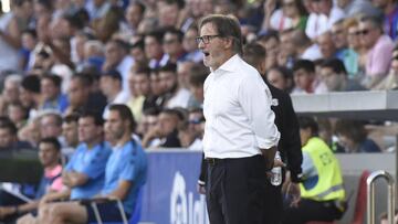 Anquela, en un partido con el Deportivo.