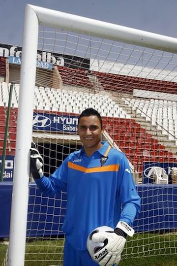 Keylor Navas llegó a España con el Albacete en la temporada 2010-11 y así lucía el ahora meta del Real Madrid.  