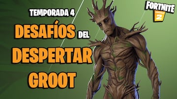 Fortnite Temporada 4: guía de desafíos del Despertar de Groot