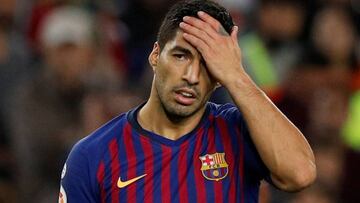 El reto de Luis Suárez es llegar al derbi ante el Espanyol