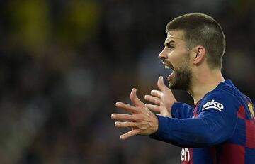 Barcelona's Spanish defender Gerard Pique