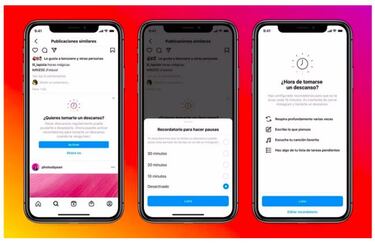 Instagram estrena en España su nueva función Tomarse un respiro: cómo funciona