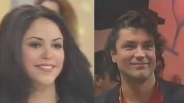 Shakira y su exnovio Osvaldo Ríos en 1997