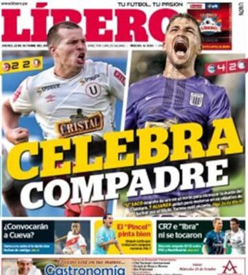 Portadas de la prensa mundial