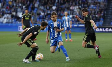 Lebedenko, en el partido ante el Castilla.