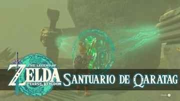 the legend of zelda tears of the kingdom nintendo switch guia santuario qaratag
