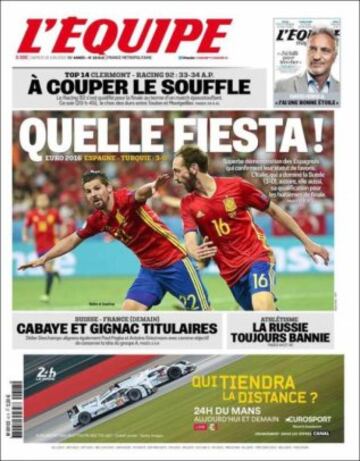 Portadas de la prensa mundial