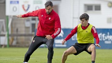 Entrenamiento de Osasuna en Tajonar