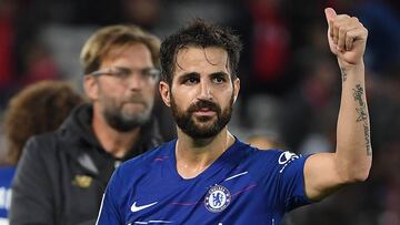 Fàbregas, después de un partido.