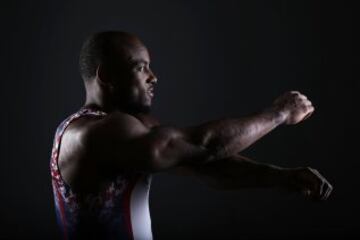 El gimnasta Donnell Whittenburg .