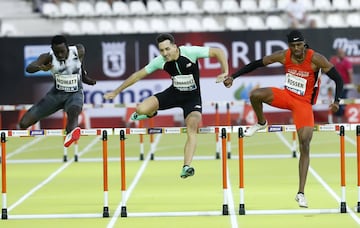 El plusmarquista nacional de 400 vallas (48.87) llega hipermotivado a la cita qatarí. En los Juegos de Río rozó la final y en Doha, Sergio Fernández la buscará con todo su ímpetu, que es mucho, en la prueba posiblemente con más nivel de estos Mundiales, c