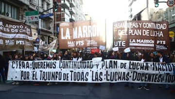 Paro de docentes hoy, 10 de agosto: por qué protestan y cuándo terminaría