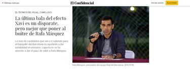 Prensa en España llama ‘buitre’ a Rafael Márquez