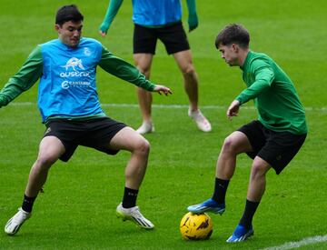 Neco Celorio fue uno de los jugadores del filial que está entrenando esta semana a las órdenes de José Alberto.