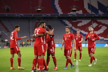 Champions League holders Bayern Munich are in the quarter-final draw after breezing past Lazio in the last 16.