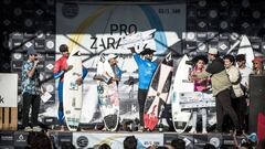 Imagen del podio del evento Pro Zarautz 2017.