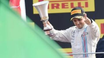 Felipe Massa termin&oacute; tercero en Monza.