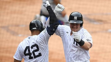 Los Yankees lograron ponerle fin a una racha de siete partidos consecutivos perdiendo gracias a un wild pitch de Dellin Betances, exlanzador en el Bronx.