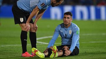 Gim&eacute;nez se lesion&oacute; ante Colombia. 