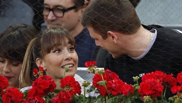 Aitana y Miguel Bernardeau pasean su amor en el Mutua Madrid Open.