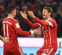 El Bayern sigue firme con los dobletes de Müller y Lewandoski