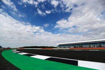 Piano de la pista de Silverstone.