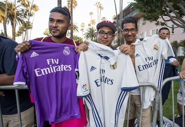 El Real Madrid ya se encuentra en Los Ángeles