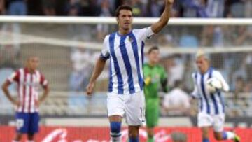 Xabi Prieto, jugador de la Real Sociedad.
