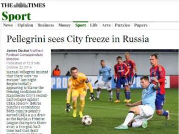 Portadas de la prensa extranjera