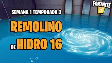 Desaf&iacute;o de Fortnite: &iquest;d&oacute;nde est&aacute; el remolino de Hidro 16?