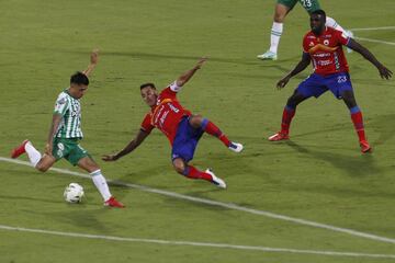 Partidazo en el Atanasio Girardot entre Atlético Nacional y Deportivo Pasto. Un error de Sebastián Gómez en la salida no le permitió al equipo antioqueño celebrar y seguir acercándose a la clasificación. 