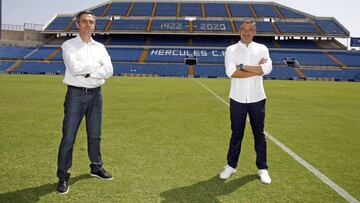 Presentaci&oacute;n del nuevo entrenador David Cubillo en el Jos&eacute; Rico P&eacute;rez.