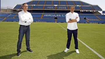 Presentaci&oacute;n del nuevo entrenador David Cubillo en el Jos&eacute; Rico P&eacute;rez.