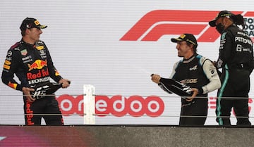 Las mejores imágenes del podio de Alonso en Qatar