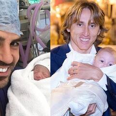 Los futbolistas que han sido padres en 2017