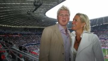 Effenberg, con su mujer Claudia, en una imagen de archivo.