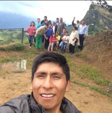La familia es lo primero ante todo: "Visitando la hermosa tierra de Valle de Tenza, en Pachavita, con la familia de mi amigo Omar Medina. Gracias por su amabilidad".