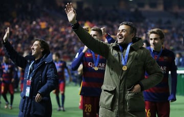El 20 de diciembre de 2015 llevó al Barcelona a proclamarse campeón de la Copa Mundial de Clubes tras derrotar al C. A. River Plate por 0-3 en la final disputada en Yokohama.