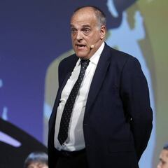 Tebas: "Si LaLiga no crece al mismo nivel no será porque se vayan Cristiano o Messi"