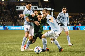 David Guzm¨¢n lleg¨® en 2017 a Portland Timbers, desde entonces ha disputado 46 partidos, el medio de 28 a?os ha marcado cuatro goles y ha dado siete asistencias.