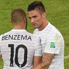 Giroud contesta a Benzema: "Un kart campeón del mundo"