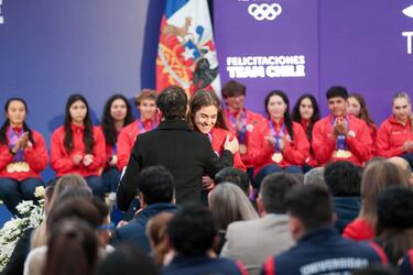 “Fue surrealista hablar frente al presidente Boric y tanta gente importante... Estaba nerviosa”