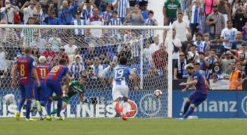 Messi marca de penalti el 0-4.