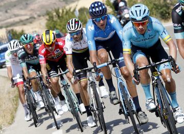 Valverde, Roglic y Miguel Ángel López 