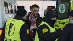 La batalla campal de Bilbao previo al partido de Europa League