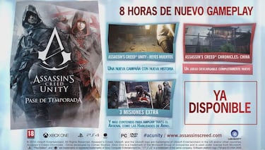 El Pase de Temporada de AC: Unity incluye un juego ambientado en China